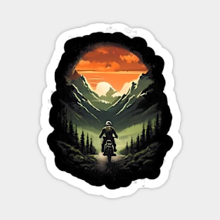 Biker on Middle earth Sticker